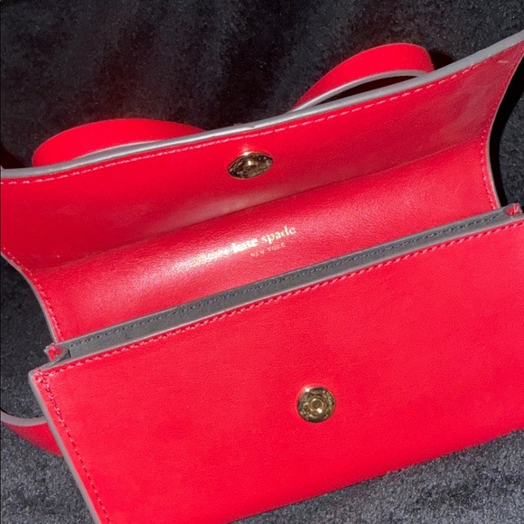 KATE SPADE Red Leather Bow Belt Bag Crossbody Size L - XL main image 10